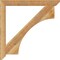 Ekena Millwork Westlake Slat Rough Sawn Bracket, Western Red Cedar, 4"W x 44"D x 44"H BKT04X44X44WTL06RWR - alternate 4